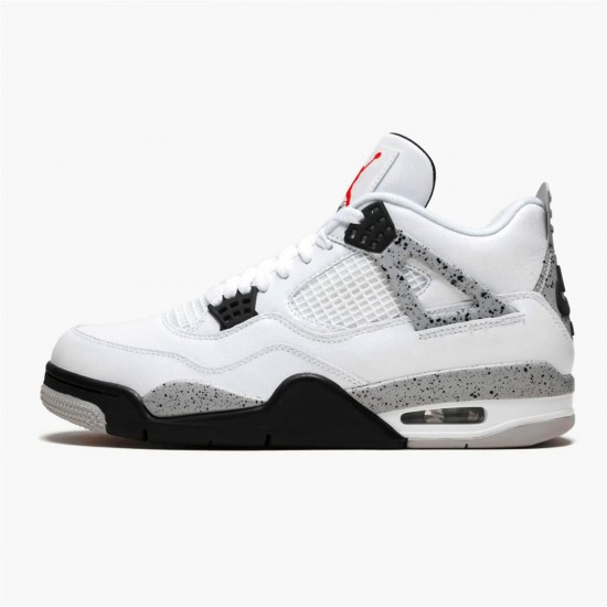 Stockx Air Jordan 4 Retro OG White Cement AJ4 Sneakers 840606 192