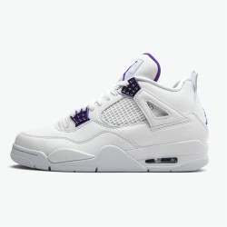 Stockx Air Jordan 4 Retro Purple Metallic Sneakers White Metallic Silver Court Pu CT8527 115