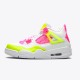 Stockx Air Jordan 4 Retro White Lemon Pink CV7808 100 Venom Pink Blast AJ4 Sneakers