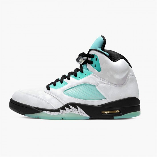 Stockx Air Jordan Retro 5 Island Green Black White Island Green CN2932 100 AJ5 Sneakers