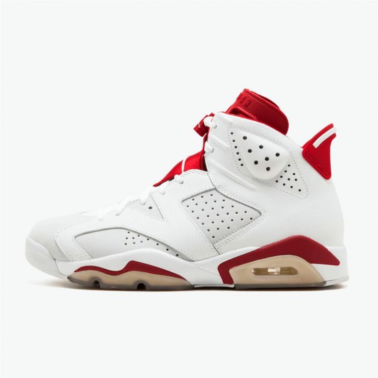 Stockx Air Jordan Retro 6 Alternate 384664 113 White Gym Red Pure Platinum AJ6 Black Sneakers