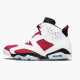 Stockx Air Jordan Retro 6 Carmine 384664 160 White AJ6 Black Sneakers